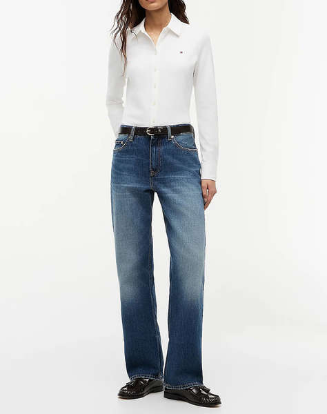 TOMMY HILFIGER 1985 SLIM PIQUE LS SHIRT