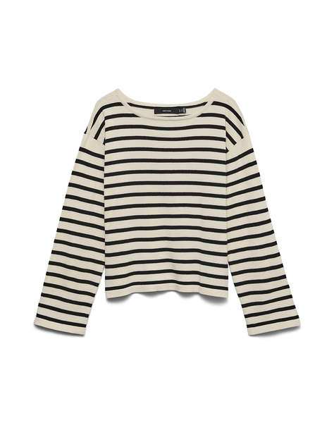 VERO MODA VMNOMA LS BOATNECK PULLOVER NOOS