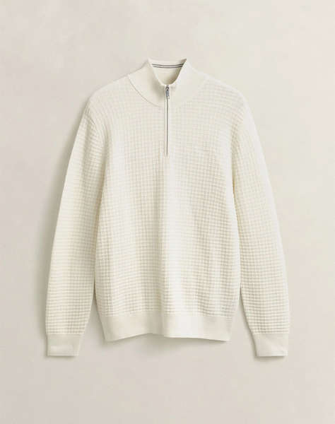 GANT ПУЛОВЕР ΜΜ COTTON TEXTURE HALF ZIP