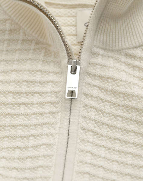 GANT ПУЛОВЕР ΜΜ COTTON TEXTURE HALF ZIP