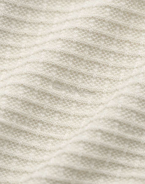 GANT ПУЛОВЕР ΜΜ COTTON TEXTURE HALF ZIP