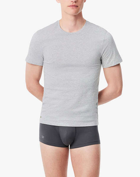 LACOSTE КОМПЛЕКТ 3 БРОЯ БЕЛЬО T-SHIRT С КЪС РЪКАВ UNDERWEAR TEE-SHIRT
