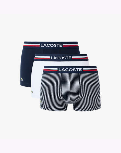 LACOSTE КОМПЛЕКТ 3 БЕЛЬО TRUNK UNDERWEAR TRUNK