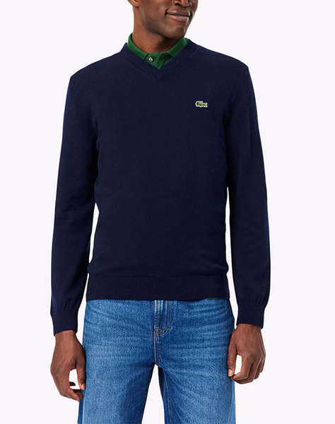 LACOSTE ПУЛОВЕР С ДЪЛЪГ РЪКАВ SWEATER