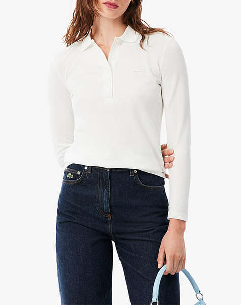 LACOSTE БЛУЗА С ДЪЛЪГ РЪКАВ LONG SLEEVED RIBBED COLLAR SHIRT
