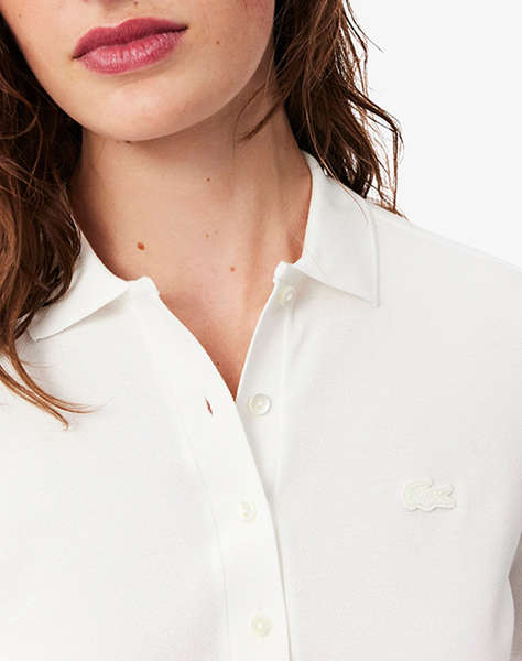 LACOSTE БЛУЗА С ДЪЛЪГ РЪКАВ LONG SLEEVED RIBBED COLLAR SHIRT