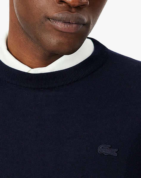 LACOSTE ПУЛОВЕР С ДЪЛЪГ РЪКАВ SWEATER
