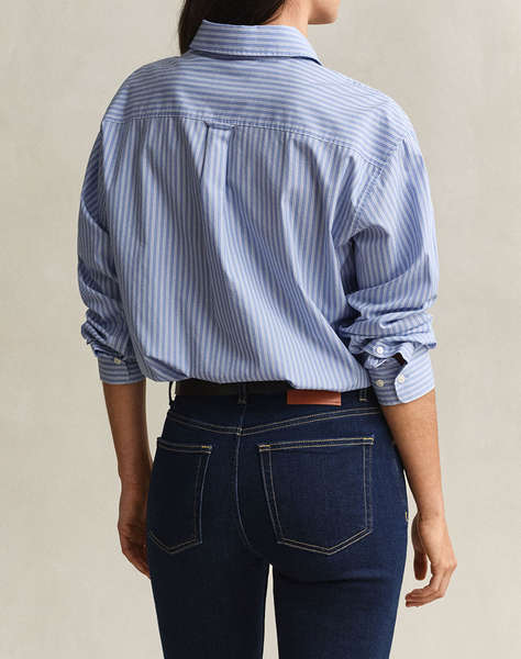 GANT РИЗА С ДЪЛЪГ РЪКАВ REL CLASSIC POPLIN STRIPE SHIRT