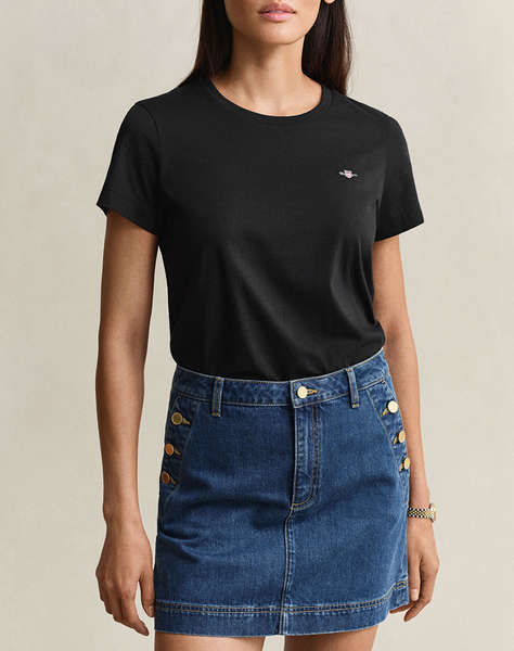 GANT БЛУЗА С КЪС РЪКАВ REG SHIELD SS T-SHIRT