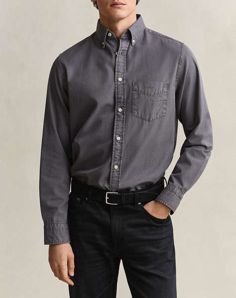 GANT РИЗА С ДЪЛЪГ РЪКАВ REG GMNT DYED TWILL SHIRT