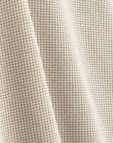 GANT ПУЛОВЕР С ДЪЛЪГ РЪКАВ MICRO TEXTURED COTTON HALF ZIP