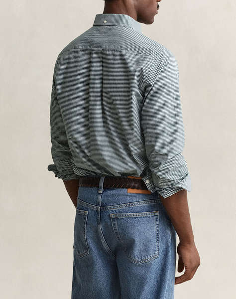 GANT РИЗА С ДЪЛЪГ РЪКАВ REG CLASSIC POPLIN GINGHAM SHIRT