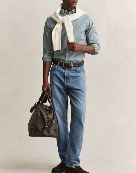 GANT РИЗА С ДЪЛЪГ РЪКАВ REG CLASSIC POPLIN GINGHAM SHIRT