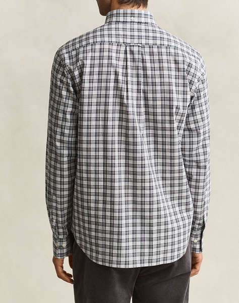 GANT РИЗА С ДЪЛЪГ РЪКАВ REG POPLIN CHECK SHIRT