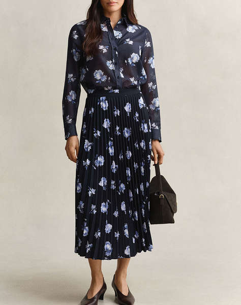 GANT РИЗА С ДЪЛЪГ РЪКАВ REG FLORAL PRINT CTN SILK LS SHIRT