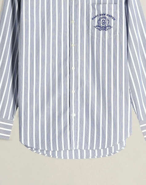 GANT РИЗА С ДЪЛЪГ РЪКАВ REL CLASSIC POPLIN GRAPHIC SHIRT