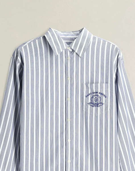 GANT РИЗА С ДЪЛЪГ РЪКАВ REL CLASSIC POPLIN GRAPHIC SHIRT