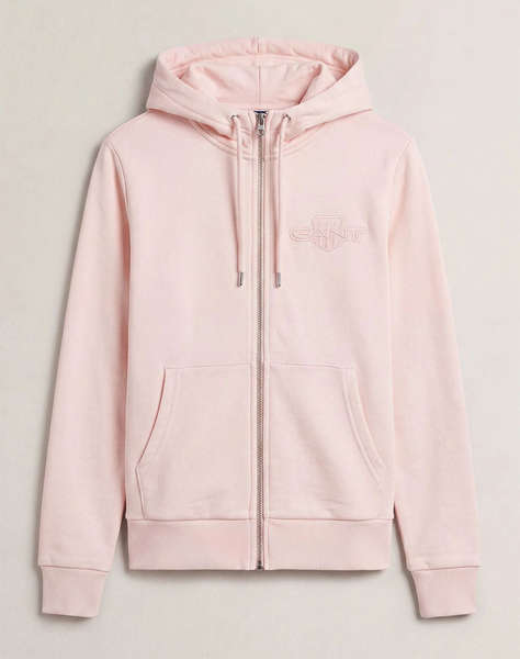 GANT ЖИЛЕТКА СУИТШЪРТ REG TONAL SHIELD ZIP HOODIE