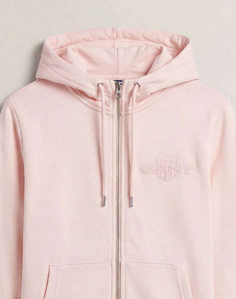 GANT ЖИЛЕТКА СУИТШЪРТ REG TONAL SHIELD ZIP HOODIE