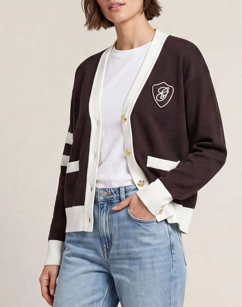 GANT ЖИЛЕТКА ПЛЕТЕНА GANT VARSITY CARDIGAN