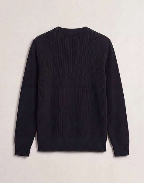 GANT ПУЛОВЕР С ДЪЛЪГ РЪКАВ MICRO TEXTURED COTTON C-NECK
