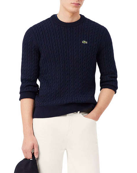 LACOSTE ПУЛОВЕР С ДЪЛЪГ РЪКАВ SWEATER