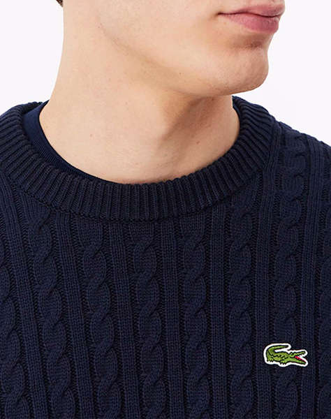 LACOSTE ПУЛОВЕР С ДЪЛЪГ РЪКАВ SWEATER