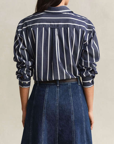 GANT РИЗА С ДЪЛЪГ РЪКАВ REL CLASSIC POPLIN STRIPE SHIRT