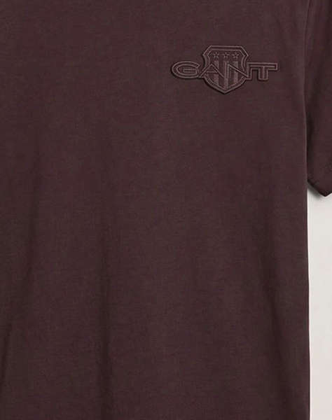 GANT БЛУЗА С КЪС РЪКАВ REG TONAL SHIELD SS T-SHIRT