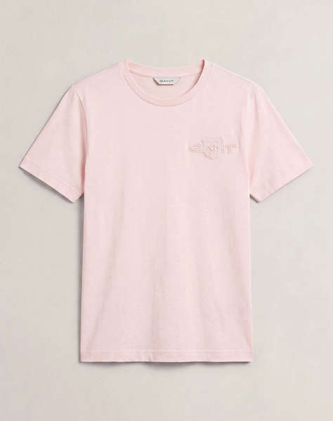 GANT БЛУЗА С КЪС РЪКАВ REG TONAL SHIELD SS T-SHIRT