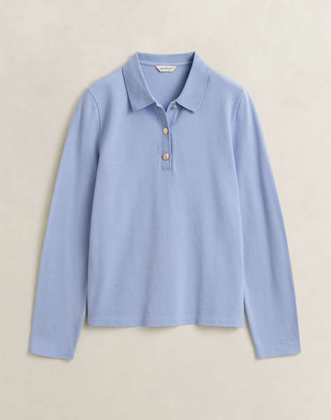GANT БЛУЗА С ДЪЛЪГ РЪКАВ REG LS POLO PIQUE