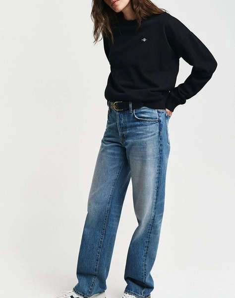 GANT СУИТШЪРТ С ДЪЛЪГ РЪКАВ SHIELD C-NECK SWEAT
