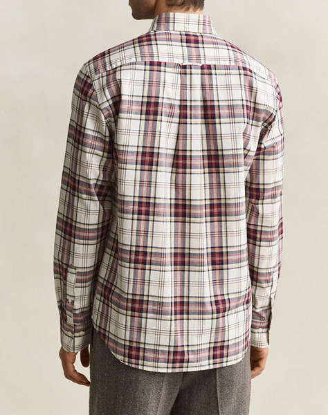 GANT РИЗА С ДЪЛЪГ РЪКАВ REG POPLIN CHECK SHIRT