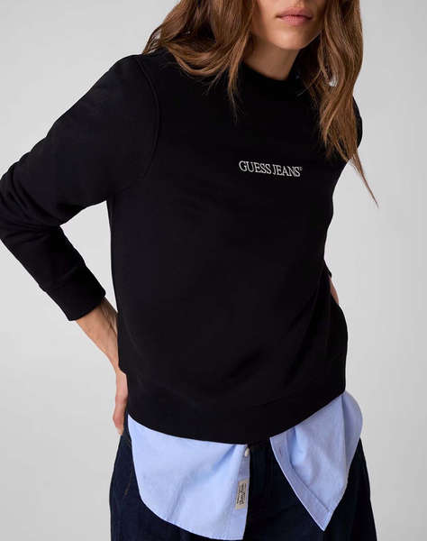GUESS JEANS GJ CN REG LOGO EMB SWEAT СУИТШЪРТ ЗА ЖЕНИ