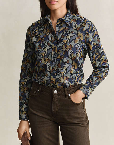 GANT РИЗА С ДЪЛЪГ РЪКАВ REG PRINTED CTN VOILE SHIRT