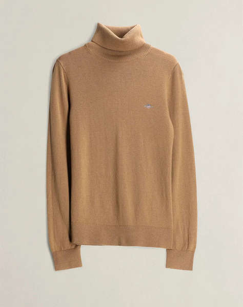 GANT ПУЛОВЕР С ДЪЛЪГ РЪКАВ WOOL COTTON TURTLENECK