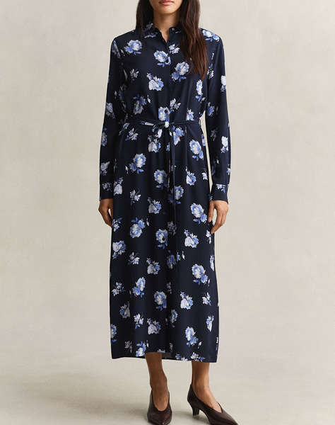GANT РОКЛЯ FLORAL PRINTED FLUID SHIRT DRESS