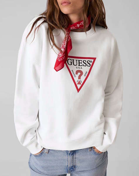 GUESS JEANS GJ CN OS ICONIC TRIANGLE SWEAT СУИТШЪРТ ЗА ЖЕНИ