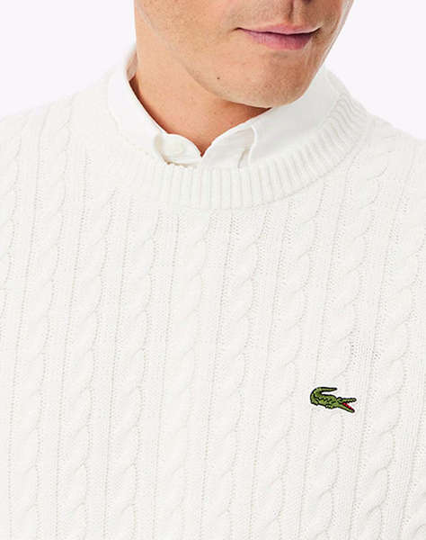 LACOSTE ПУЛОВЕР С ДЪЛЪГ РЪКАВ SWEATER