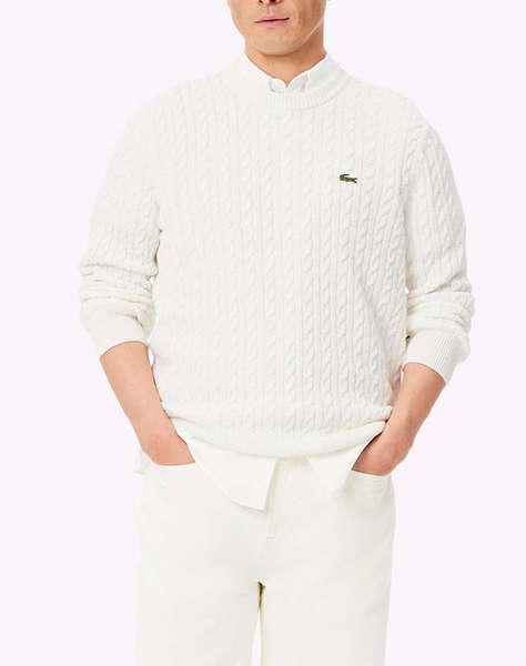 LACOSTE ПУЛОВЕР С ДЪЛЪГ РЪКАВ SWEATER