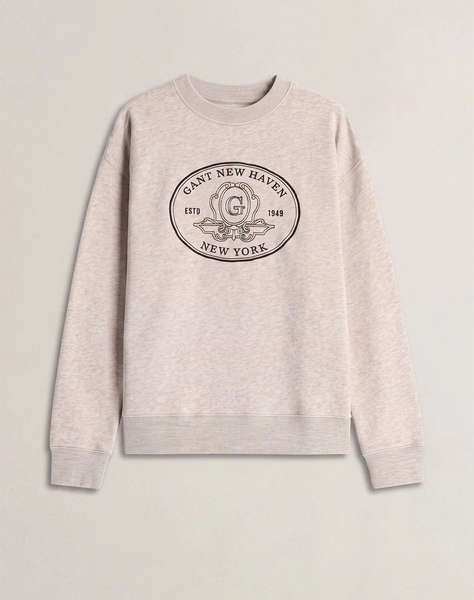 GANT СУИТШЪРТ С ДЪЛЪГ РЪКАВ GRAPHIC C-NECK SWEAT