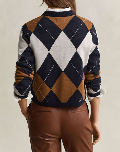 GANT ЖИЛЕТКА ПЛЕТЕНА ARGYLE C-NECK CARDIGAN