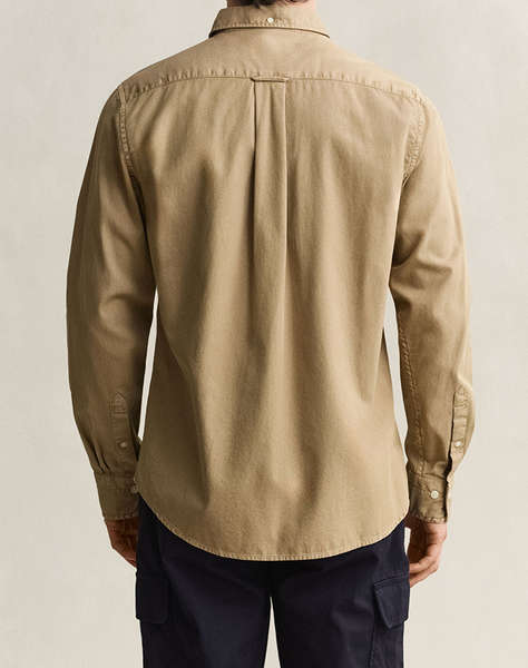 GANT РИЗА С ДЪЛЪГ РЪКАВ REG GMNT DYED TWILL SHIRT