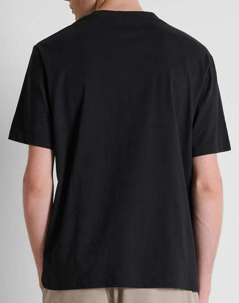 ANTONY MORATO MMKS02717FA100240 T-SHIRT RELAXED FIT IN JERSEY COTTON FABRIC WITH FLOCK PRINT ON FRONT NIRVANA БЛУЗА ЗА МЪЖЕ
