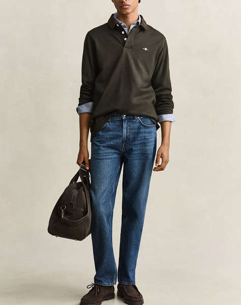 GANT БЛУЗА С ДЪЛЪГ РЪКАВ CORD COLLAR RUGGER
