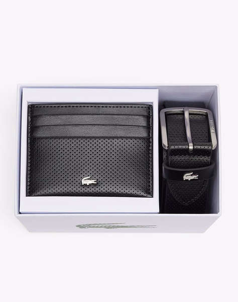 LACOSTE КОЛАН ЗА МЪЖЕ КОМПЛЕКТ ПОДАРЪЧЕН 35 PUNCH BELT CC BOX