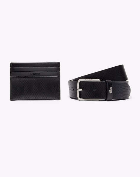 LACOSTE КОЛАН ЗА МЪЖЕ КОМПЛЕКТ ПОДАРЪЧЕН 35 PUNCH BELT CC BOX