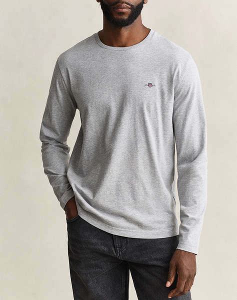 GANT БЛУЗА С ДЪЛЪГ РЪКАВ REG SHIELD LS T-SHIRT