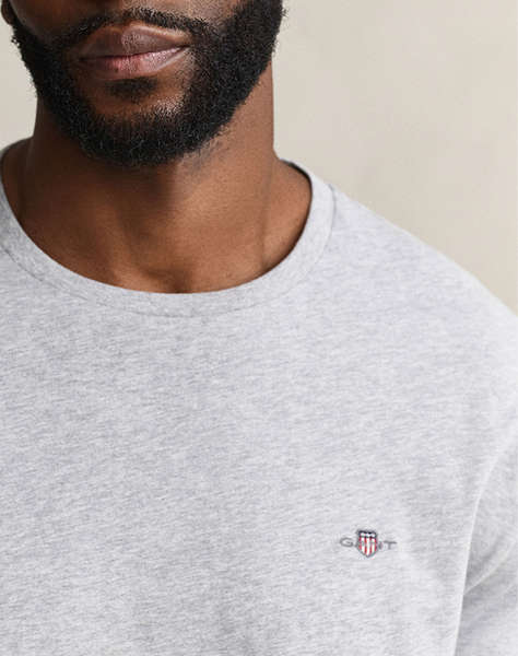 GANT БЛУЗА С ДЪЛЪГ РЪКАВ REG SHIELD LS T-SHIRT
