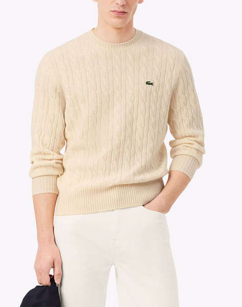 LACOSTE ПУЛОВЕР С ДЪЛЪГ РЪКАВ SWEATER